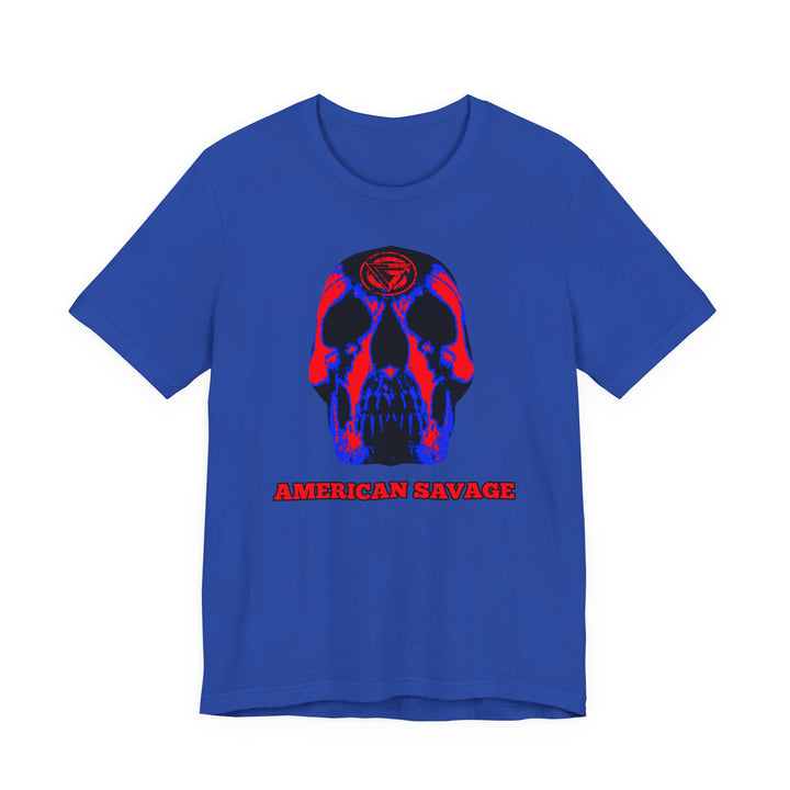 SKULLATOR RED BLUE /AMERICAN SAVAGE