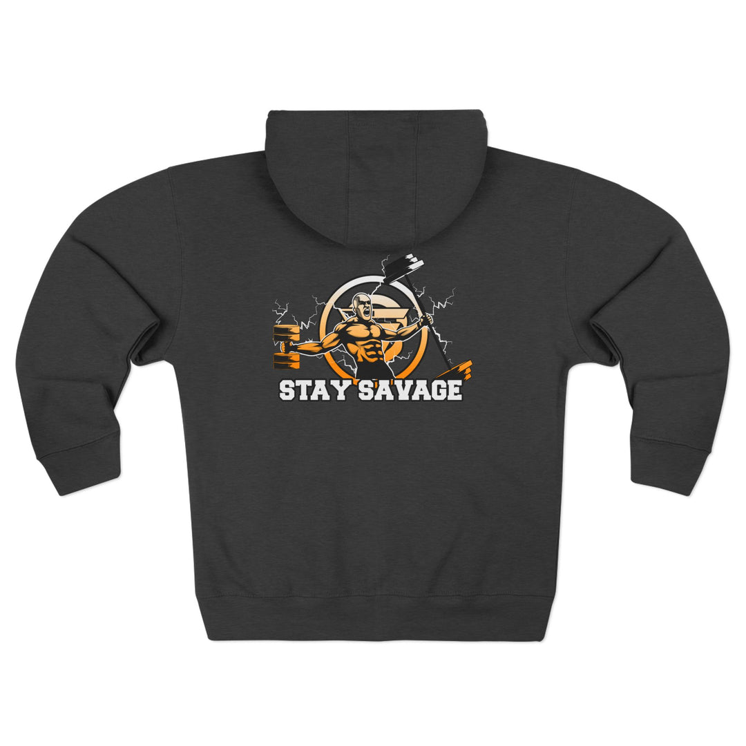 SPARTAN LIFT WHITE ORANGE FADE /STAY SAVAGE ZIPUP