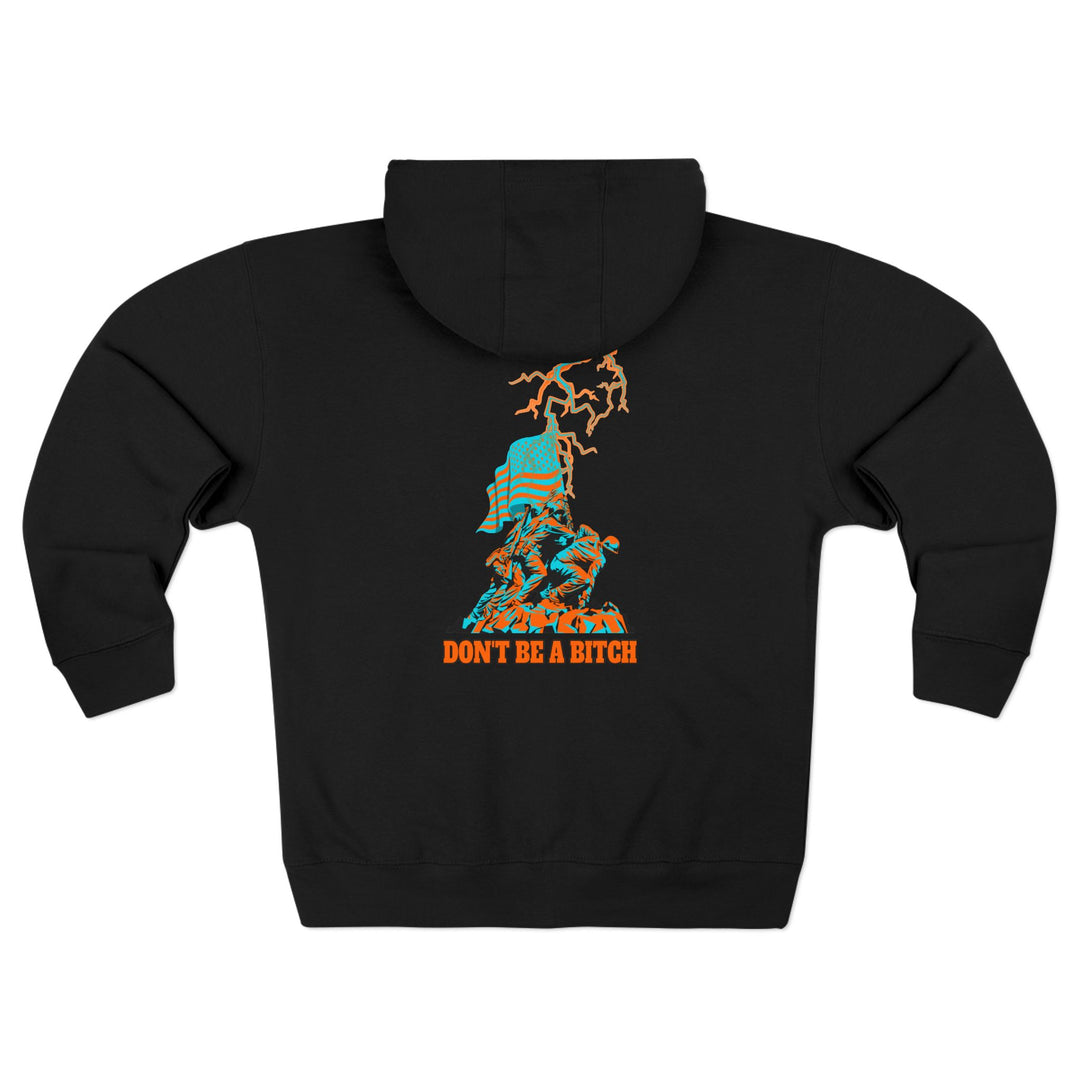 AMERICAN WARRIOR MIAMI COLORS /DONT BE A BITCH ZIP UP