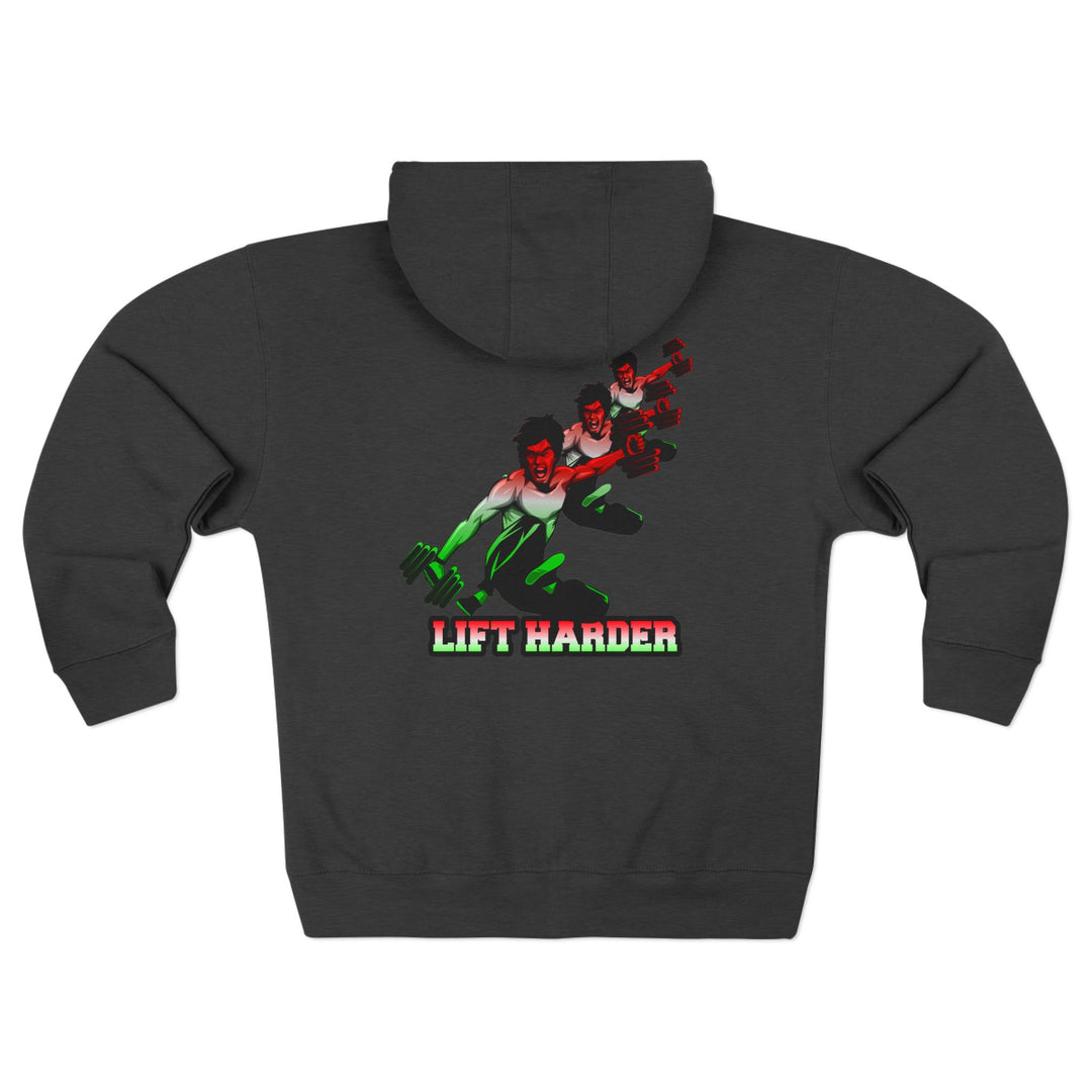 CG LIFT KICK RED WHITE GREEN FADE/LIFT HARDER ZIP UP