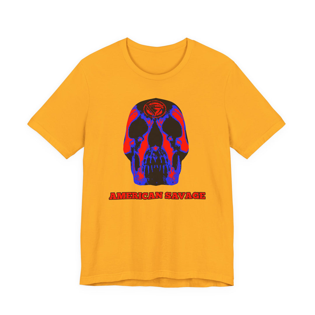 SKULLATOR RED BLUE /AMERICAN SAVAGE