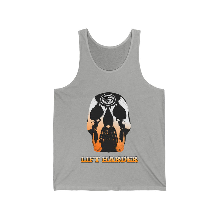 SKULLATOR TANK ORANGE TO WHITE FADE /LIFT HARDER