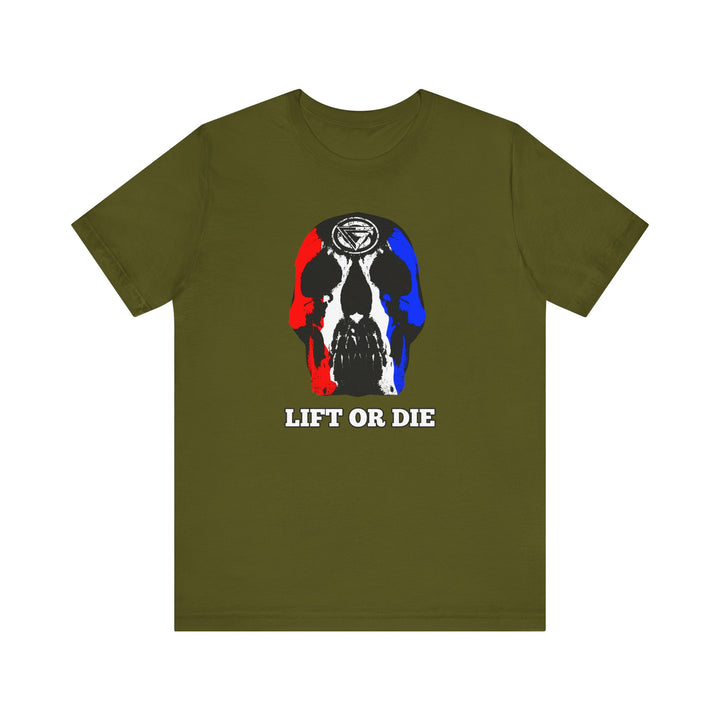 SKULLATOR RED WHITE BLUE /LIFT OR DIE