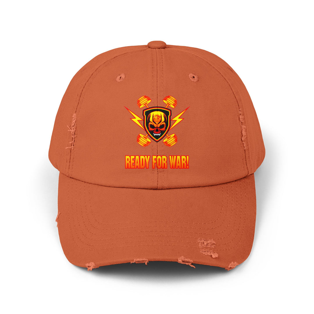 CG SKULL DBL BELL ORANGE GOLD/READY FOR WAR CAP
