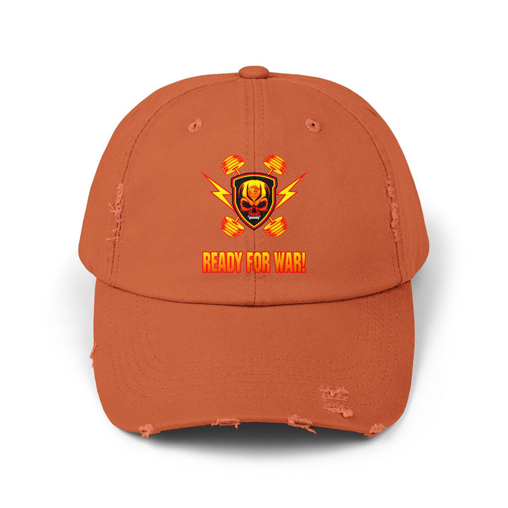 CG SKULL DBL BELL ORANGE GOLD/READY FOR WAR CAP