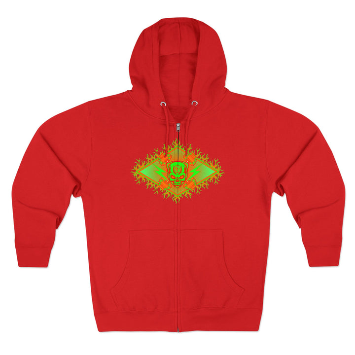 CG LIFT KICK ORANGE GREEN/LIFT HARDER ZIP UP