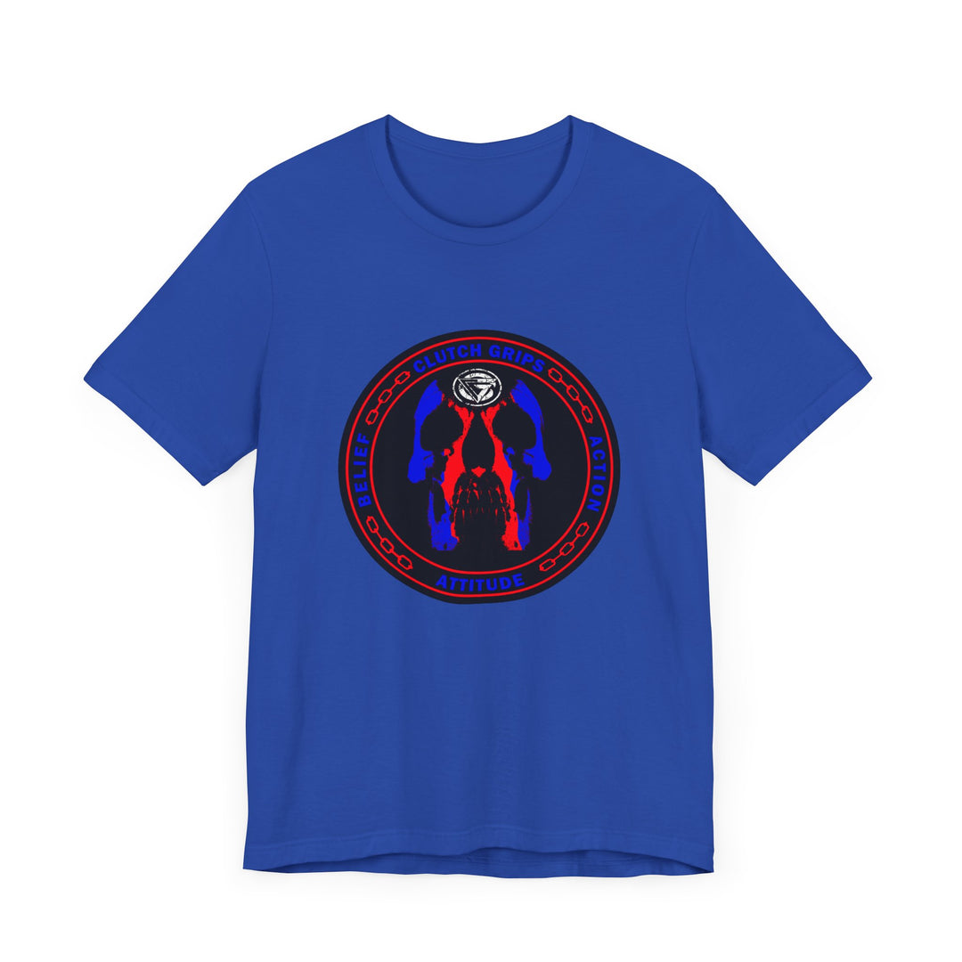 CG LOGO SKULL RED BLUE