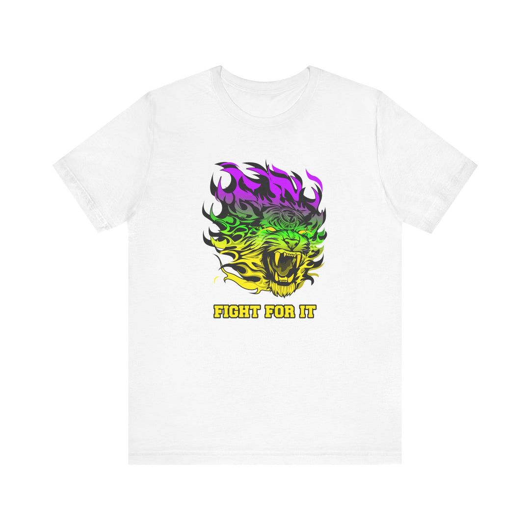 TIGER FLAME YELLOW GREEN PURPLE /FIGHT FOR IT