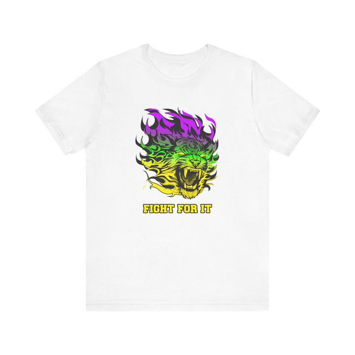 TIGER FLAME YELLOW GREEN PURPLE /FIGHT FOR IT