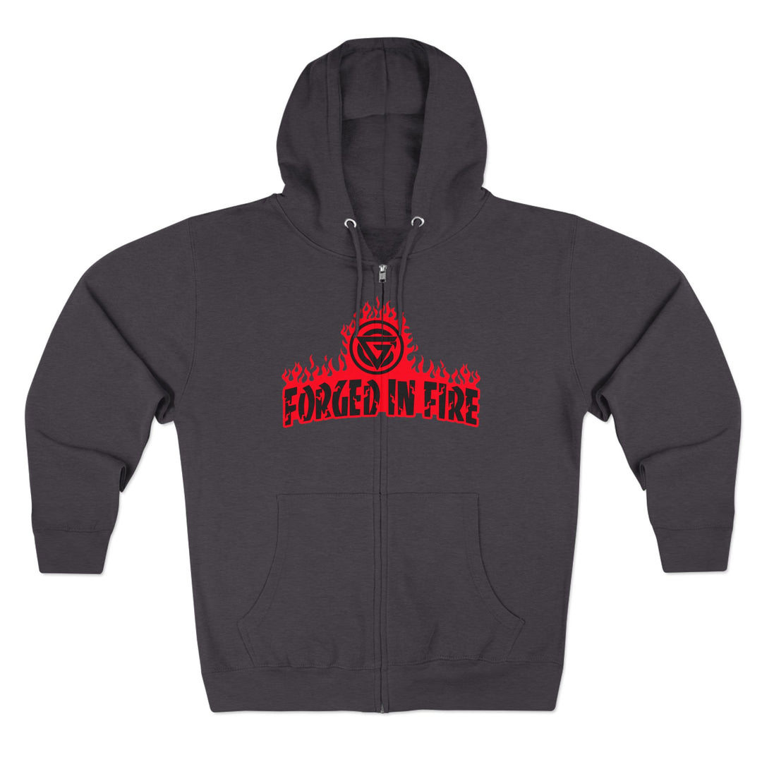 CG FINAL BOSS RED/LIFT OR DIE ZIP UP