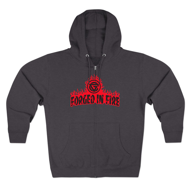CG FINAL BOSS RED/LIFT OR DIE ZIP UP