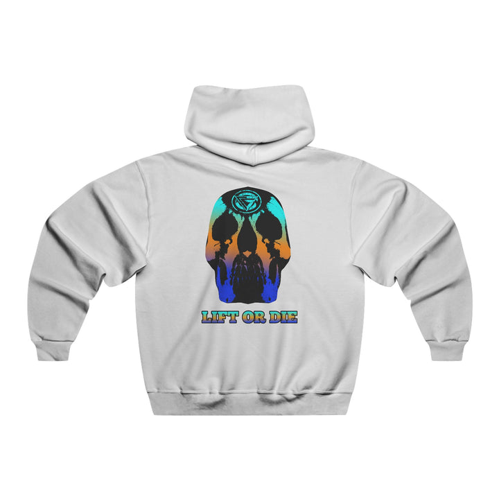 SKULLATOR-BLUE ORANGE AQUA FADE/LIFT OR DIE
