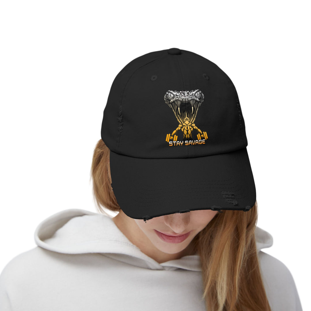 MAN VS VIPER ORANGE WHITE FADE /STAY SAVAGE CAP