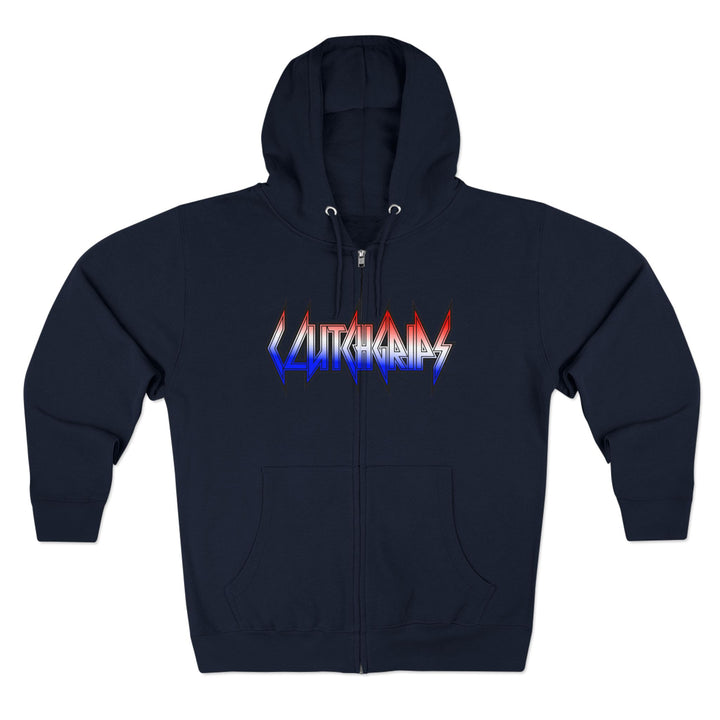 CG SERPENT SLAYER RED WHITE BLUE FADE /AMERICAN SAVAGE ZIP UP