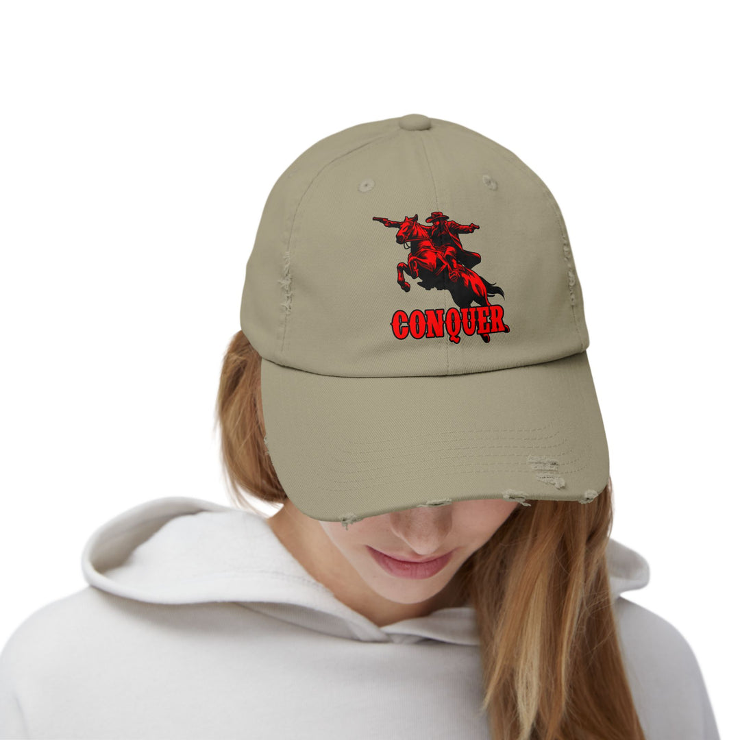 CG COWBOY REBEL RED/CONQUER CAP