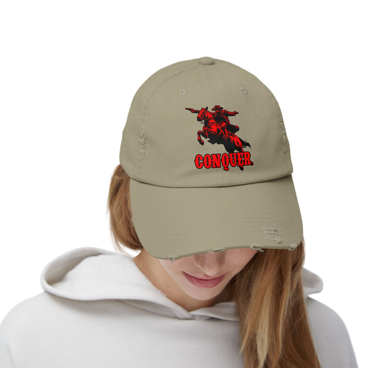 CG COWBOY REBEL RED/CONQUER CAP