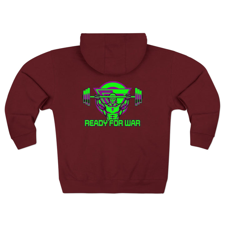 ENTER THE MAC PURPLE GREEN/READY FOR WAR ZIP UP