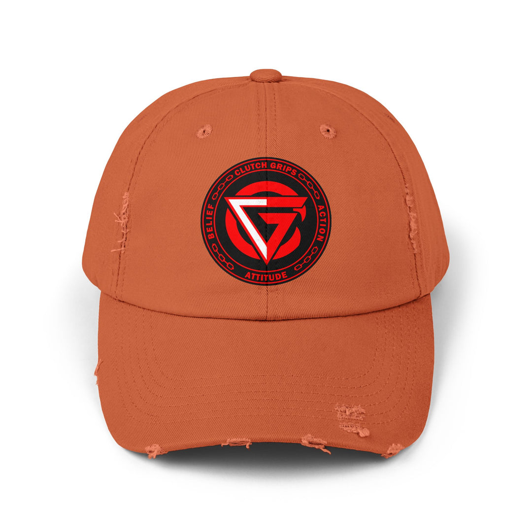 CG LOGO RED WHITE BLACK CAP