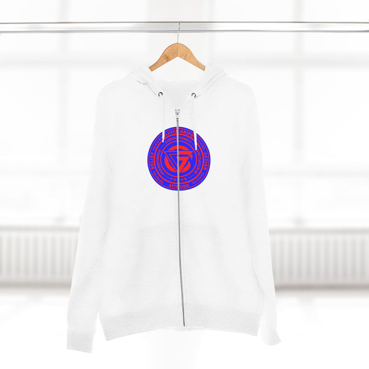 CG SAMURAI MASK RED BLUE/CLUTCH GRIPS  ZIP UP