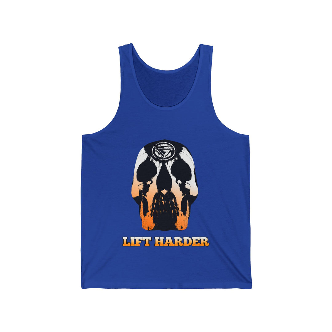 SKULLATOR TANK ORANGE TO WHITE FADE /LIFT HARDER