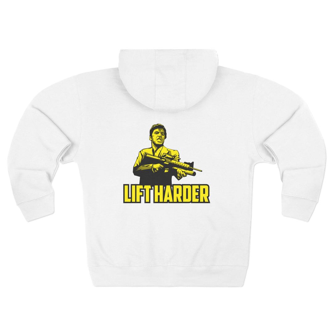 CG FINAL BOSS YELLOW/LIFT HARDER ZIP UP