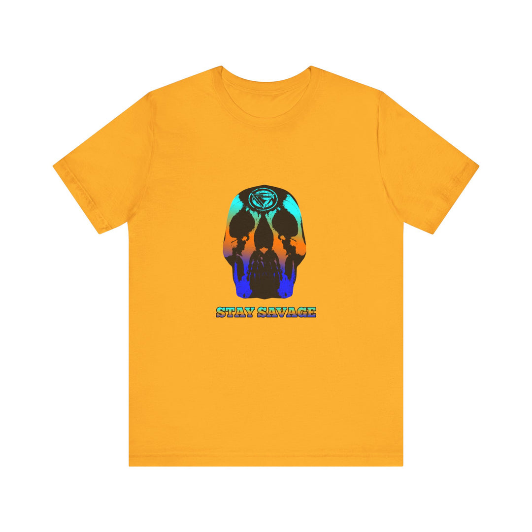 SKULLATOR BLUE ORANGE AQUA  /STAY SAVAGE