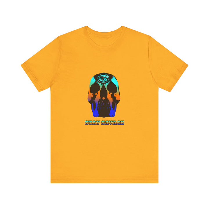 SKULLATOR BLUE ORANGE AQUA  /STAY SAVAGE