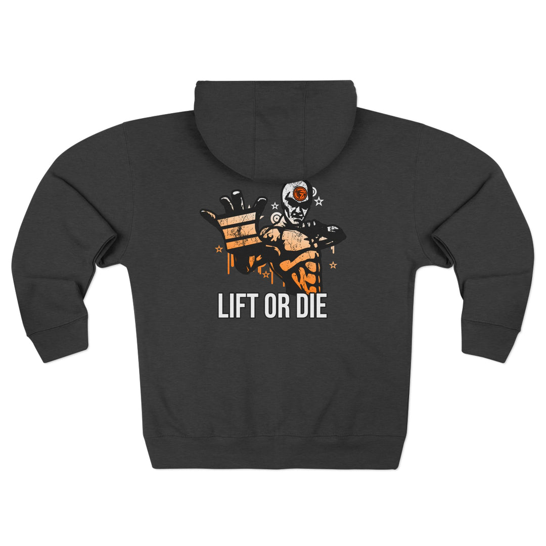 CG GRIP MASTER MAC ORANGE WHITE FADE/LIFT OR DIE ZIP UP