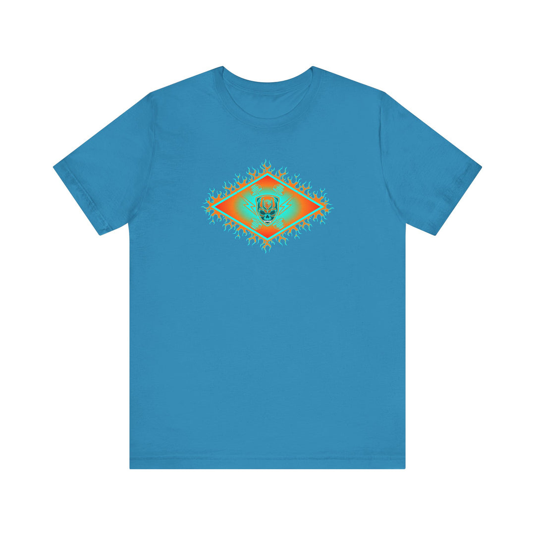 MIAMI AQUA ORANGE DIAMOND SKULLATOR DOUBLE BELL