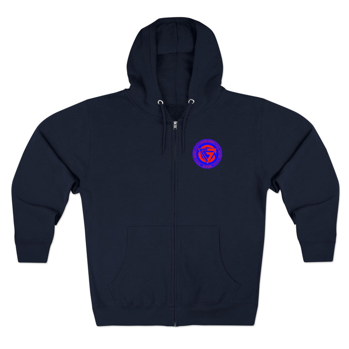 MAC SNAP RED BLUE /LIFT OR DIE ZIP UP