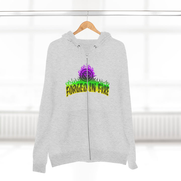 CG LIFT KICK YELLOW GREEN PURPLE FADE/WELCOME TO THE JUNGLE ZIP UP