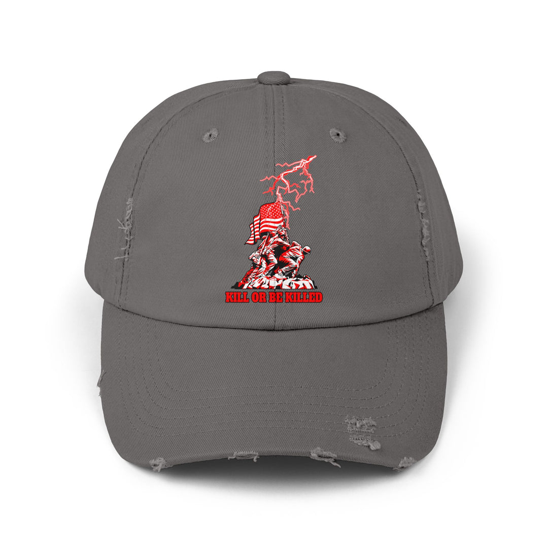 AMERICAN WARRIOR RED WHITE/KILL OR BE KILLED CAP