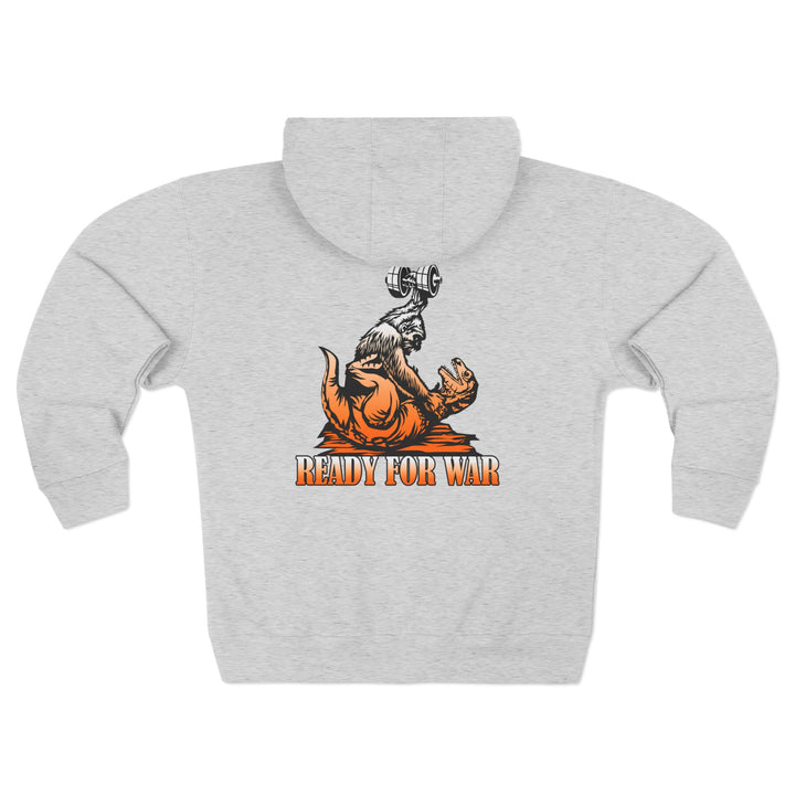 CG APE VS ZILLA ORANGE WHITE FADE /READY FOR WAR ZIP UP