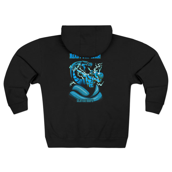 MAC VS SNAKE BLUE/READY FOR WAR ZIP UP