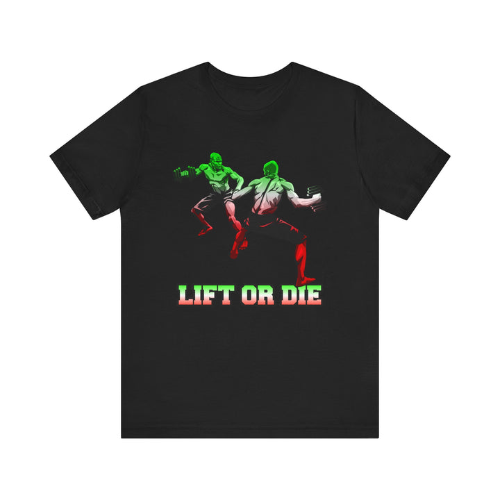 CG RED WHITE GREEN MAN VS MAN /LIFT OR DIE