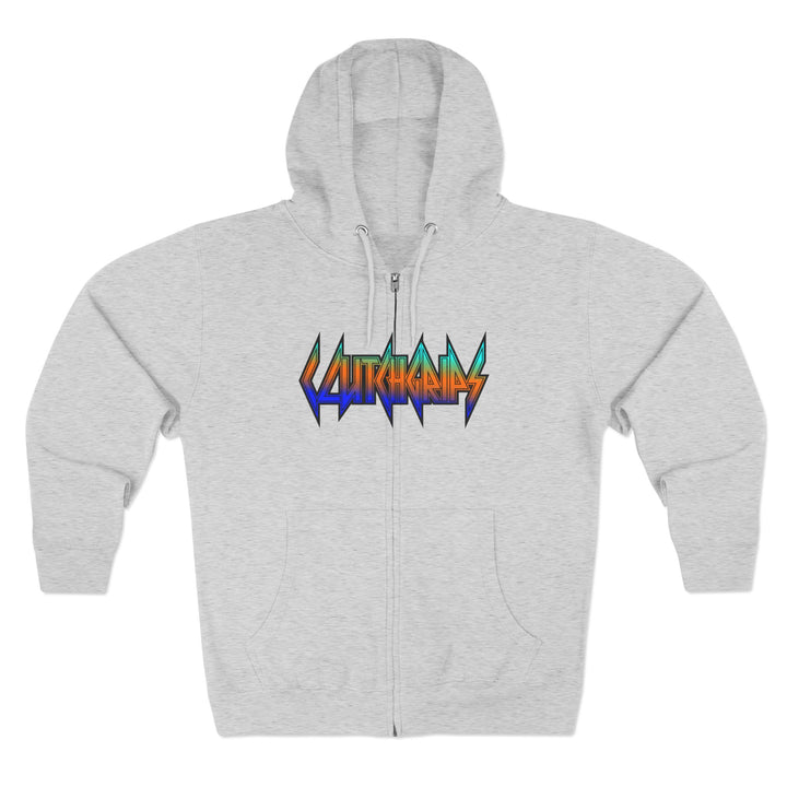 CG MAC SNAP DRAGON BLUE ORANGE AQUA /LIFT OR DIE ZIP UP
