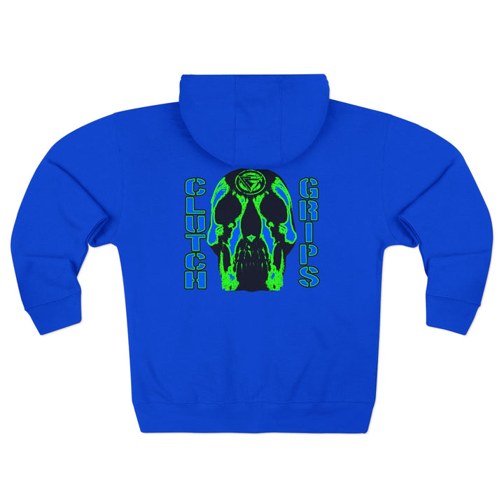 CG SKULLATOR BLUE GREEN /CLUTCHGRIPS ZIP UP