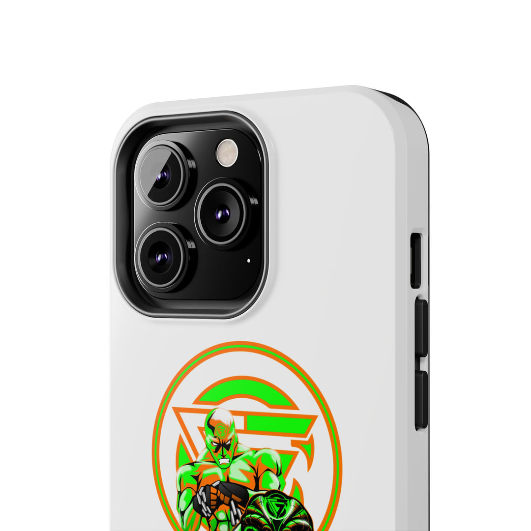 ANGRY DOG ORANGE GREEN PHONE CASE /LIFT OR DIE