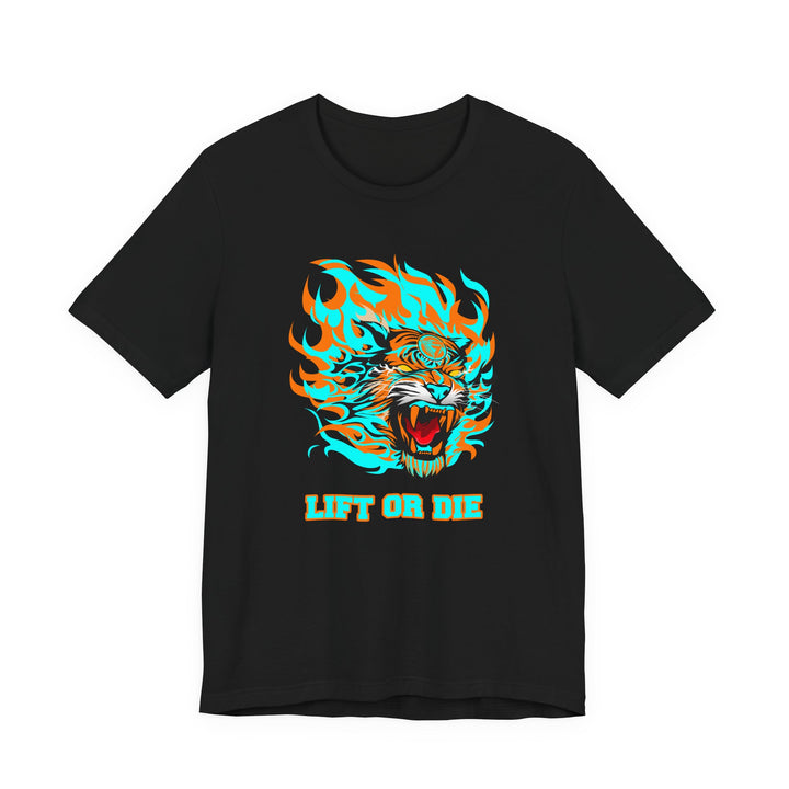 TIGER FLAME MIAMI AQUA ORANGE /LIFT OR DIE