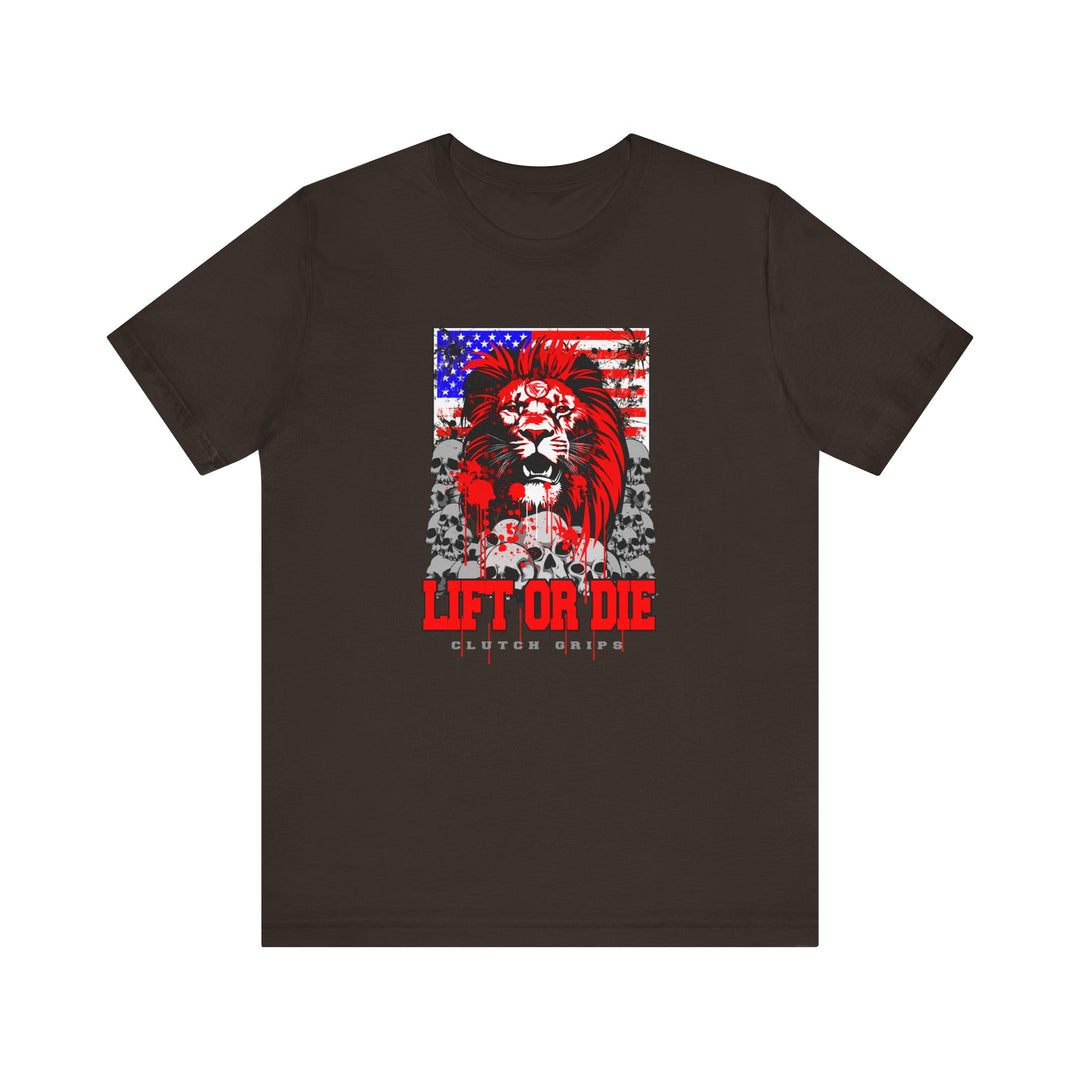 LIONHEART USA FLAG RED WHITE BLUE /LIFT OR DIE