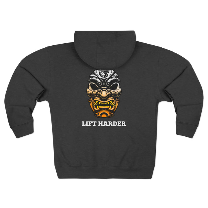 SAMURAI MAC  ORANGE WHITE /LIFT HARDER ZIP UP
