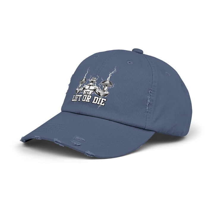 RIDE THE LIGHTNING WHITE/LIFT OR DIE CAP