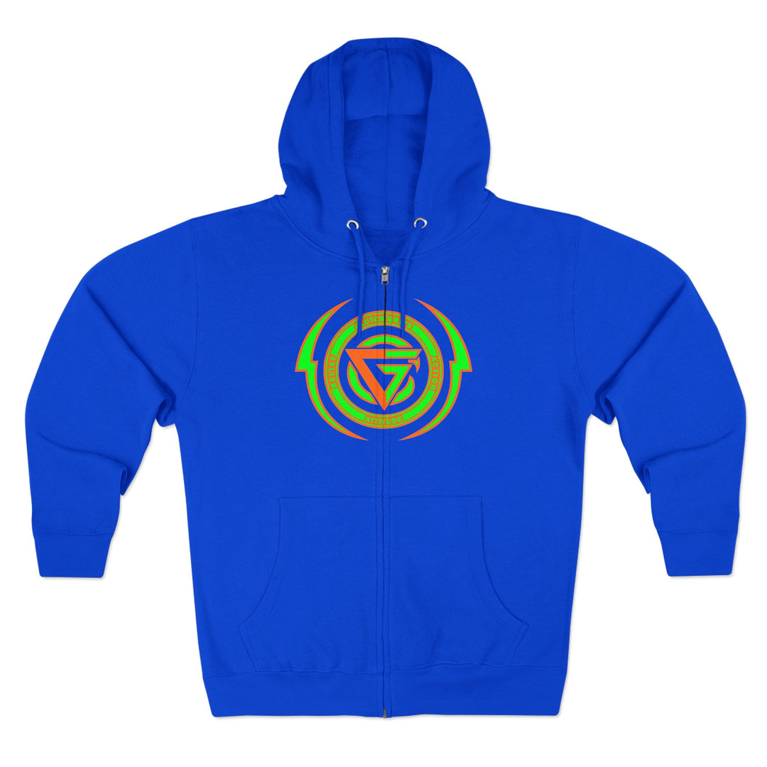 SPARTAN LIFT ORANGE GREEN  /LIFT HARDER ZIP UP