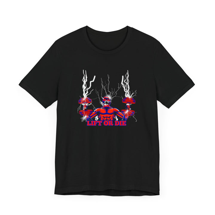 RIDE THE LIGHTNING RED BLUE/LIFT OR DIE