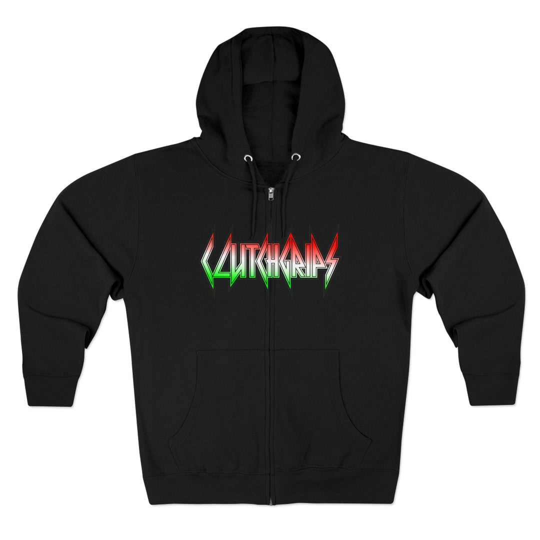 CG APE VS ZILLA RED WHITE GREEN FADE /CONQUER ZIP UP