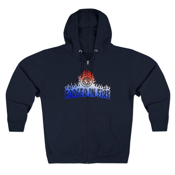 CG A AMERICAN WARRIORS ORANGE WHITE FADE /FREEDOM 1ST ZIP UP