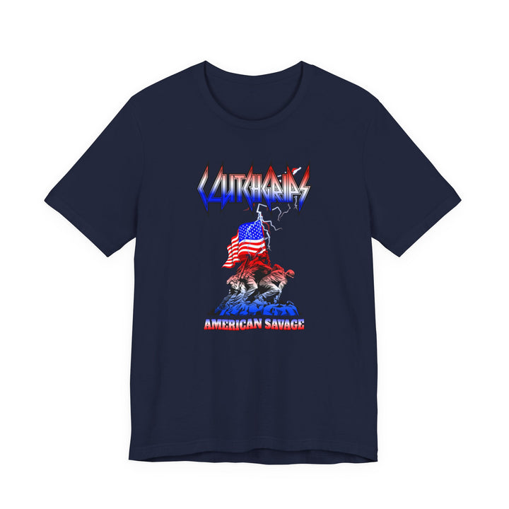 CG PATRIOT FREEDOM SHIRT RED WHITE BLUE FADE /AMERICAN SAVAGE