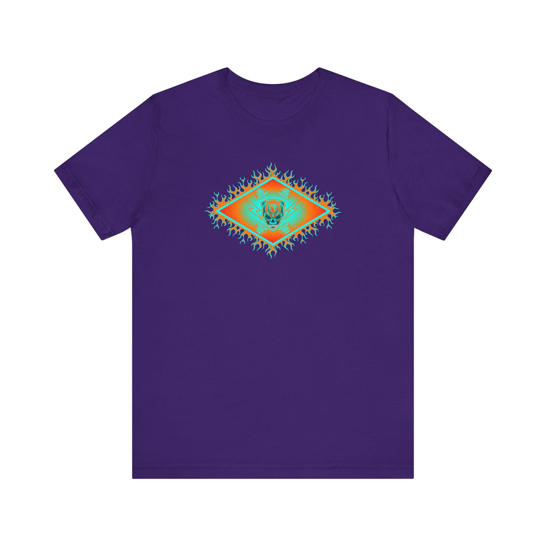 MIAMI AQUA ORANGE DIAMOND SKULLATOR DOUBLE BELL