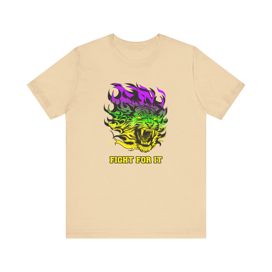 TIGER FLAME YELLOW GREEN PURPLE /FIGHT FOR IT
