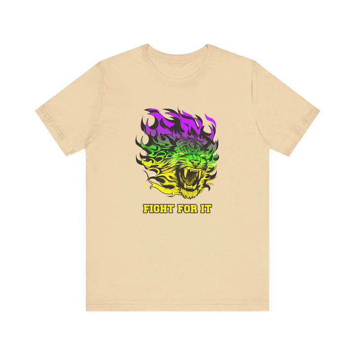 TIGER FLAME YELLOW GREEN PURPLE /FIGHT FOR IT